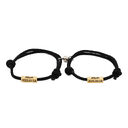 Name Bracelet Eternal Love Magnet Staniless Steel Couples