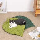 Leaf Shape Soft Dog Bed Mat Crate Pad