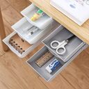 Stackable Hidden Office Drawer Organizer Under Desk Pen
