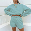 Letter Embroidered Fleece Thick Loose All-Match Casual Sweater