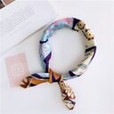 Ladies Head and Neck Scarf Satin Headband Bandage