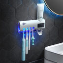 Smart Toothbrush Sterilizer Ultraviolet Sterilization Perforation-Free Wall-mounted Holder