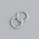 Simple Button Pattern Twist Female Earrings Temperament Earring