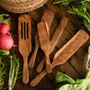 Teak Cooking Spatula Wood Salad