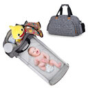 Convertible Baby Diaper Bag Bed Changing Table Pads