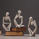 Creative Abstract Character Jane Ou Thinker Ornaments Living