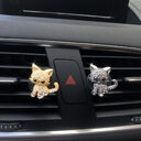 Retro Cute Kitten Car Ornaments Accessories