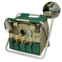 Gardening Stool With Tote Bag Chair Garden Tools