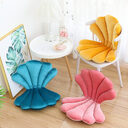 Luxurious Velvet Seal Shell Chair Cushion Unqiue Rose