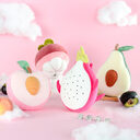 Plush fruit pillow toys creative Cushion Kawaii Peaches
