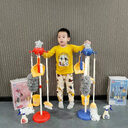 Kids Housework Tool Toys Plastic Cartoon Pretend Play
