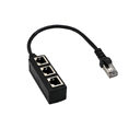 Network Cable Adapter Connecting Line One Male 3