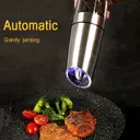 Electric Gravity Pepper Grinder Salt Adjustable Coarseness