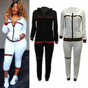 And High Waist Bandage Pants Women Outfits Autumn