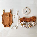 New Baby Clothing Girls Summer Romper Skirt Set