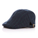 Baby's Striped Cap With Tweed In Spring