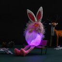 Cute Rabbit Ears Glowing Faceless Doll Decoration EVA