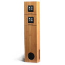 Bamboo Clock Craft Wall