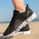 Casual Men's Shoes Breathable Sneakers Match Hollow Lace
