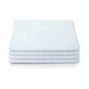 Standard White Bed Pure Sheet Cotton Single