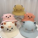 Kitten And Frog Sun Hat Small Pot Baby