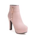 Waterproof Platform Thick Heel Large Size Women's Shoes