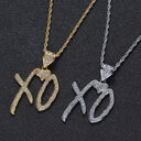Hip Hop Necklace Letter Pendant Jewelry