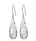White Stud Earrings