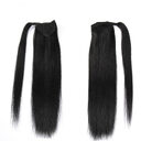 Real Hair Velcro Ponytail Long Seamless Extension Wig
