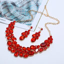 Necklace Set Earrings Jewelry Two Piece