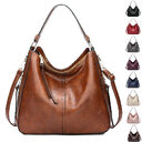 Hobos Zipper Bucket Bags With Adjustable Shoulder-strap Handbags