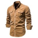 Shirts For Men Wear Shirt College Tops Longsleeve
