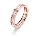 Titanium steel ring female Japanese and Korean version