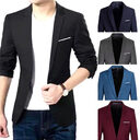 New Korean Men Blazer Casual Slim Fit Office