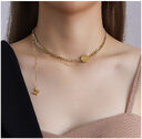 The Letter M Word Multiply Wears Necklace Female