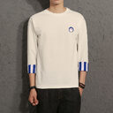 Quarter Sleeve Men's Loose T-Shirt Top Fashion Sweater