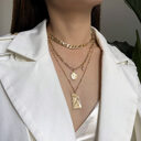 Vintage Punk Multi Layered Women's Pearl Necklaces Fashion