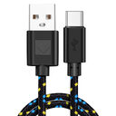 Braided Nylon Usb Type-C Usb-C Data Cable