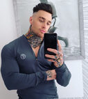 Zipper Neck Fitness Shirts Men Black Long Sleeve
