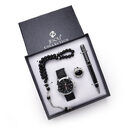 Set Boutique Gift Ring Rosary Quartz Watch Pen