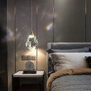 All Copper Light Luxury Crystal Chandelier Modern Minimalist