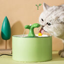 1.5L Electric Ceramic Cat Drinking Water Fountain