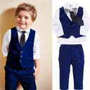 Casual Clothing Suits Boys' Clothes Vests Gentleman