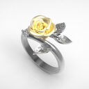 Fashion Ring Engagement Flower