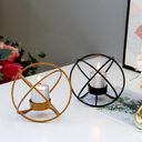 Metal Wrought Iron Candle Holder Creative Spherical