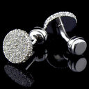 Men s Cufflinks Crystal Full Rhinestone