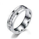 Simple Car Line Men s Titanium Steel Ring