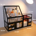 Dust-Proof Desktop With Cosmetic Storage Box
