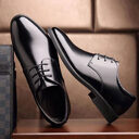 Mazefeng Men Leather Shoes Casual Oxfords Genuine Dress