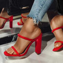 New Large Size Ladies High Heel Sandals